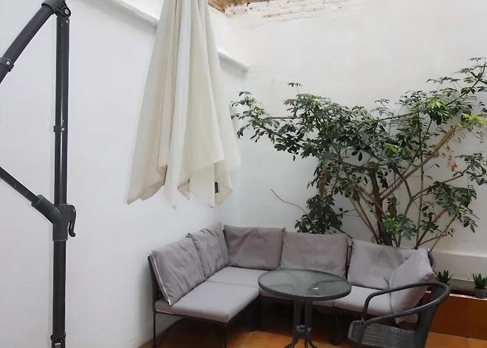 아파트 Increible Con Terraza Al Lado De Torres De Quart *