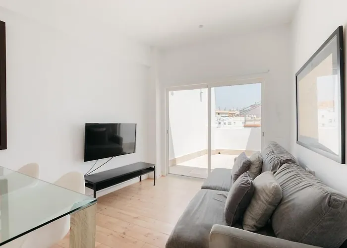 Penthouse With Terrace 2 Bedrooms 2 Bathrooms 아파트 *