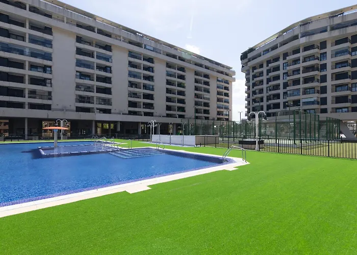 Con Vistas Al Mar, Piscina Y Pista De Paddle 아파트 *