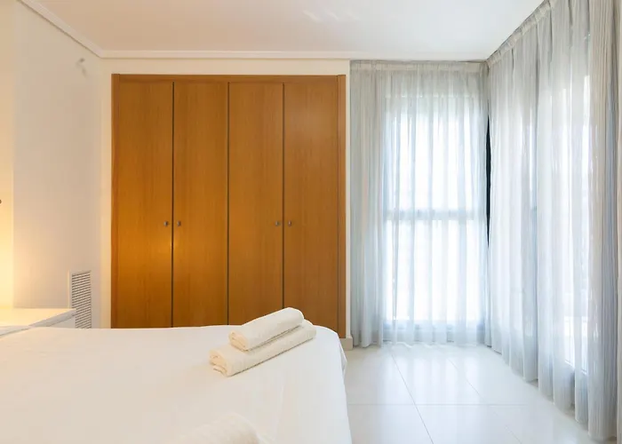 아파트 Con Vistas Al Mar, Piscina Y Pista De Paddle 발렌시아