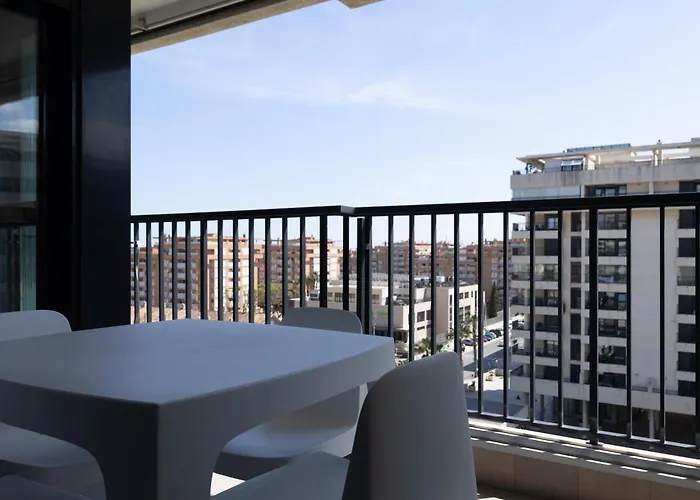 아파트 Con Vistas Al Mar, Piscina Y Pista De Paddle 발렌시아