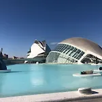 아파트 Loft Con Estilo Y Terraza En Centro Historico 발렌시아