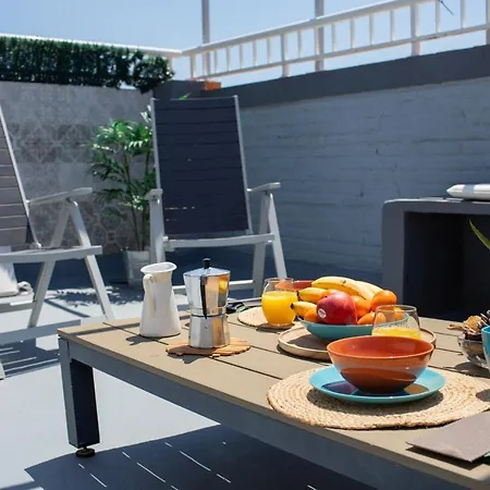 Florit Flats - Cabanyal 3 Bedroom Wifi Ac Terrace Penthouse