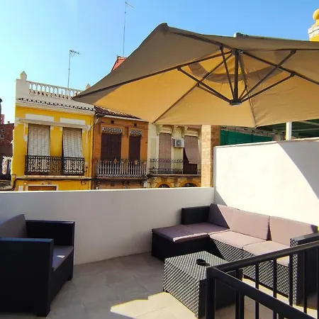 Florit Flats - Lovely With Private Terrace By El Cabanyal Appartement Valencia