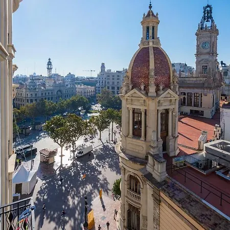 Ayuntamiento Panoramic 公寓 瓦伦西亚