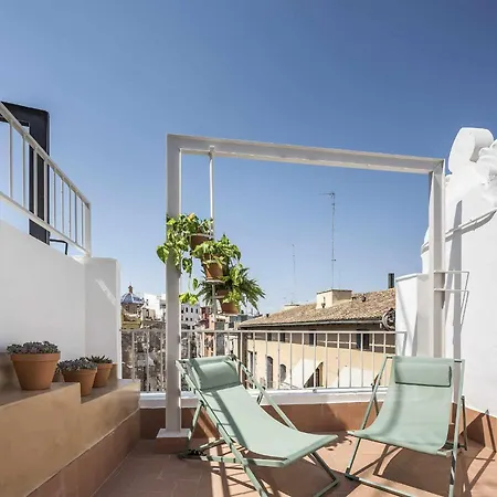 Lägenhet Centro De Preciosa Terraza Valencia