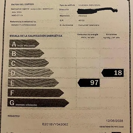 Patacona Mare Nostrum Ii Appartamento *