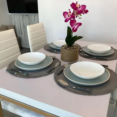 Апартаменты Coqueto De Playa Con Piscina Y Terraza