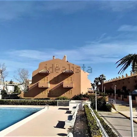 Adosado En La Playa De El Perellonet Con Piscina, Pista Tenis בית נופש ולנסיה