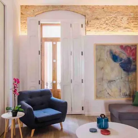 Apartman Heart Of Trendy Area Of Russafa With Lovely Terrace ! Au Coeur De Ruzafa Avec Belle Terrasse ! Valencia