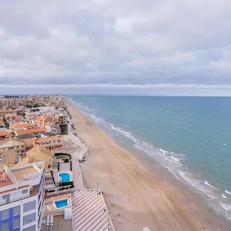Ocean's Whisper: Les Palmeres Seaview Sanctuary Apartment *