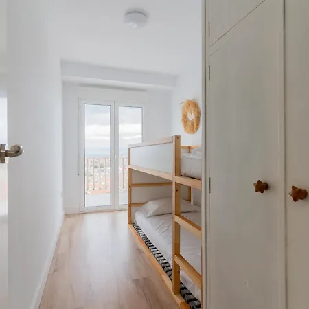 Ocean's Whisper: Les Palmeres Seaview Sanctuary Apartment *