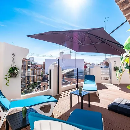 Spacious Penthouse With Massive Terrace Lägenhet Valencia