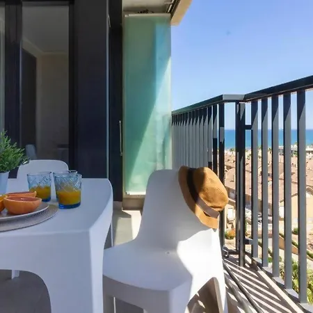 Alboraya Con Vista Al Mar Y Piscina Appartement Valencia