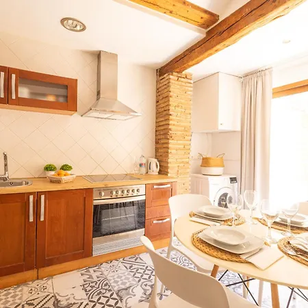 Appartamento Florit Flats - Charming Loft With Terrace - 4 Guests - In Ruzafa Valenza