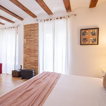 Appartamento Florit Flats - Charming Loft With Terrace - 4 Guests - In Ruzafa Valenza