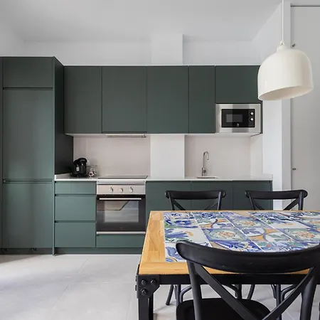Lägenhet Florit Flats - Stylish Ceramic With Free Bicycles By The Joaquin Sorolla Station