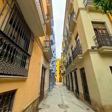 En El Centro Con Terraza Vintage Appartement Valencia