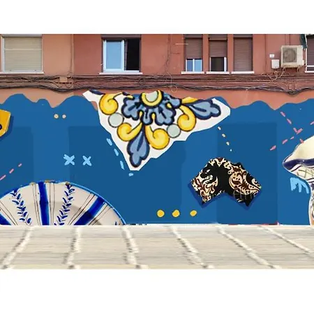 Lägenhet Florit Flats - Stylish Ceramic With Free Bicycles By The Joaquin Sorolla Station Valencia