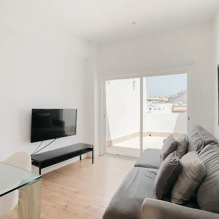 Penthouse With Terrace 2 Bedrooms 2 Bathrooms Lägenhet *