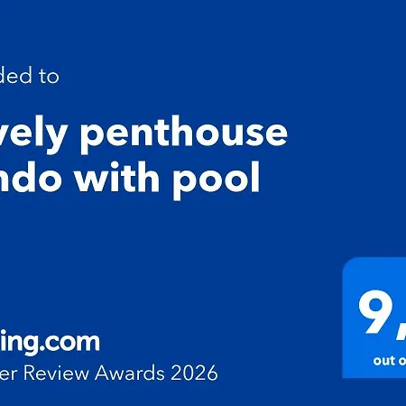 Lovely Penthouse With Pool Lägenhet Valencia