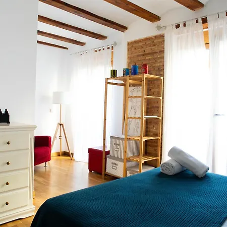 דירה Florit Flats - Charming Loft With Terrace - 4 Guests - In Ruzafa *