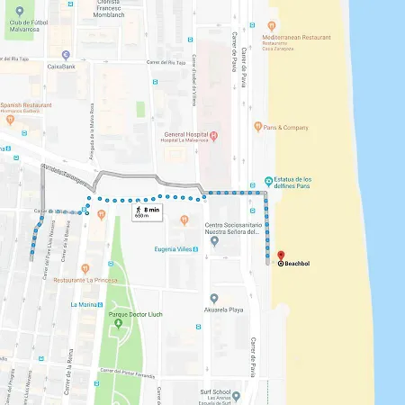 Casa Quintero Playa Cabanal * Валенсия