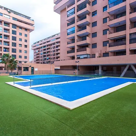 On The Beach,pool,wifi,garage,valencia *