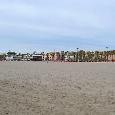 Апартаменты Malvarrosa, Cabanal, Wifi Free. Ca' Micaela.