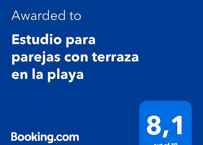 Estudio Parejas Con Terraza En La Playa Διαμέρισμα